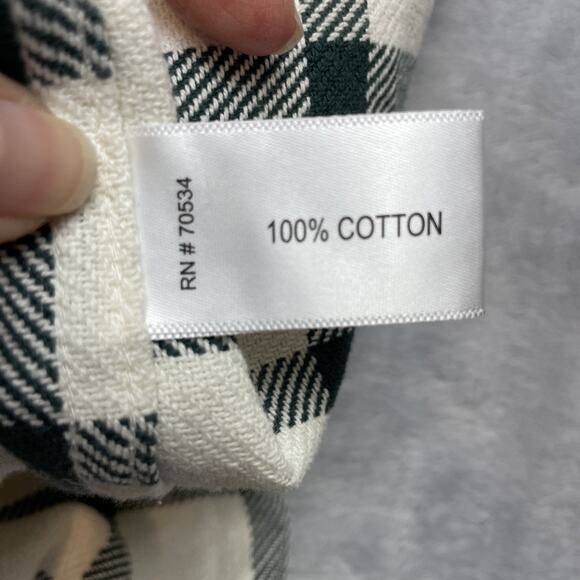 Orvis Heavy Twill Shacket Mens XXL Green Check Cotton Classic Fit Shirt Jacket - Picture 5 of 8